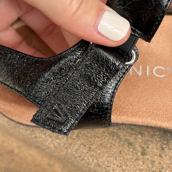 Vionic Marsala Metallic Adjustable Black Sandals Sz 7.5 WIDE Podiatrist Designed - Picture 11 of 11